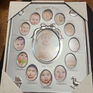 My first year picture frame-NIB